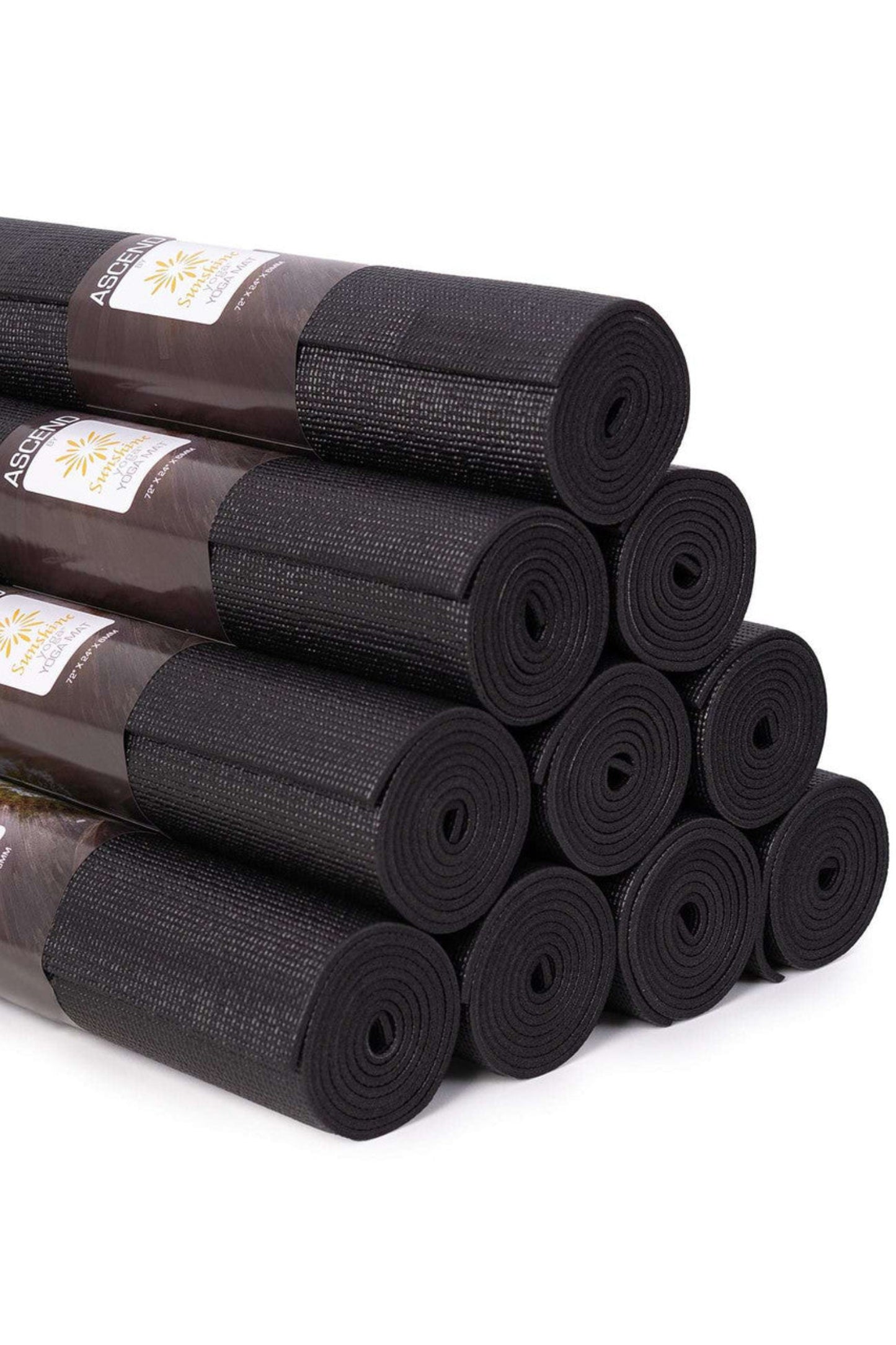 Sunshine Yoga® Ascend Yoga Mats with Carrying Strap