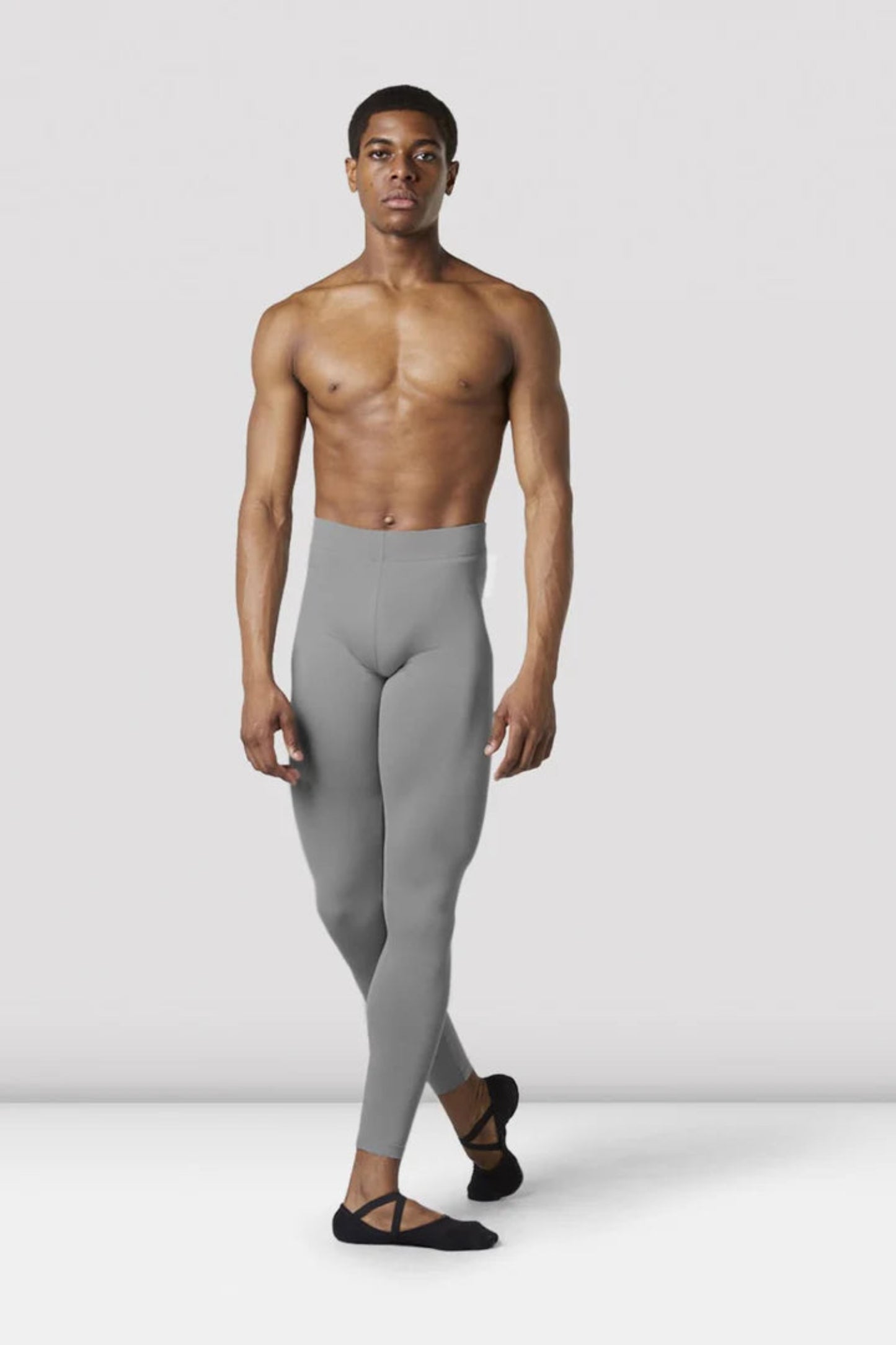 MENS GREY DANCE TIGHTS - FOOTLESS - BLOCH
