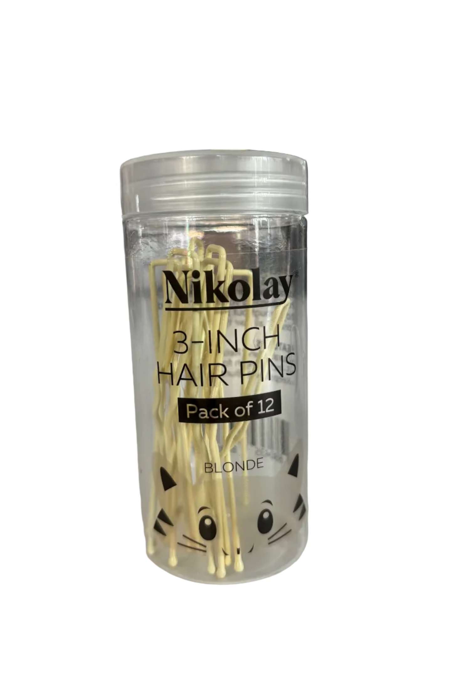 Hair Pins 3 Inch pack of 12 HA2004N