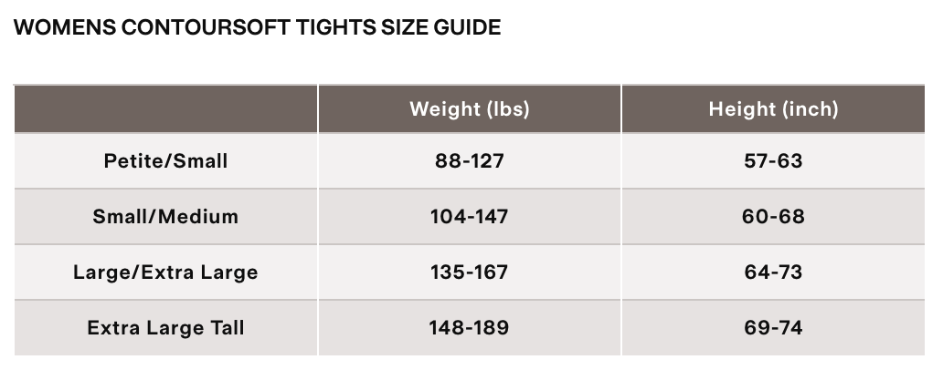 Ladies Contoursoft Footless Tights T0985L
