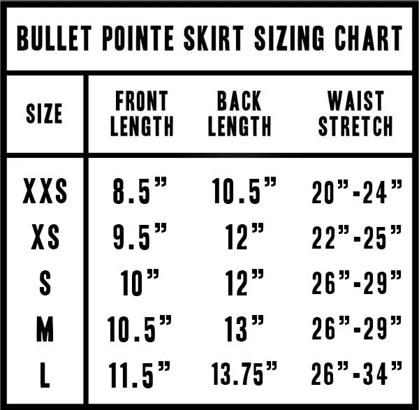 Dance Skirt - Bullet Pointe