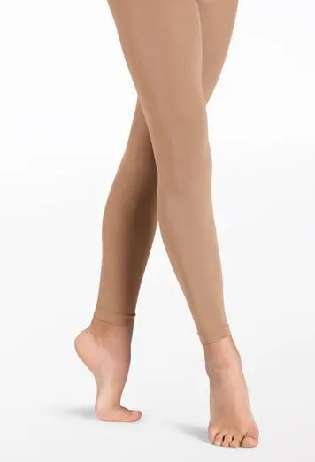 Girl's Footless Tights - Skin Tones