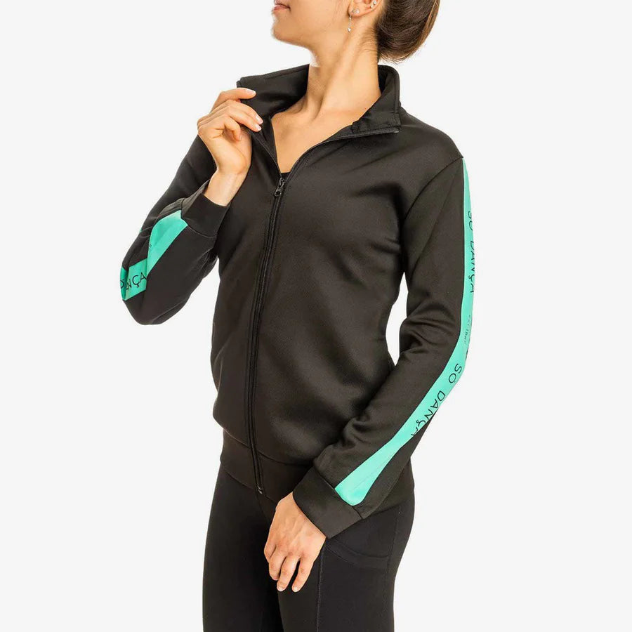 Black and Mint - Ladies Dance Jacket