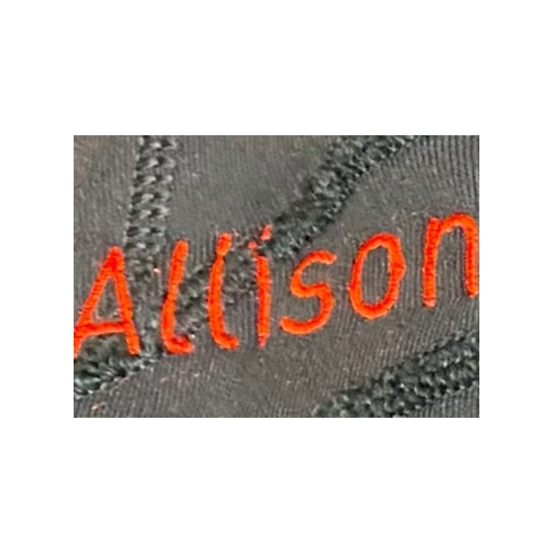 Embroidered Personalization of Rock Jacket