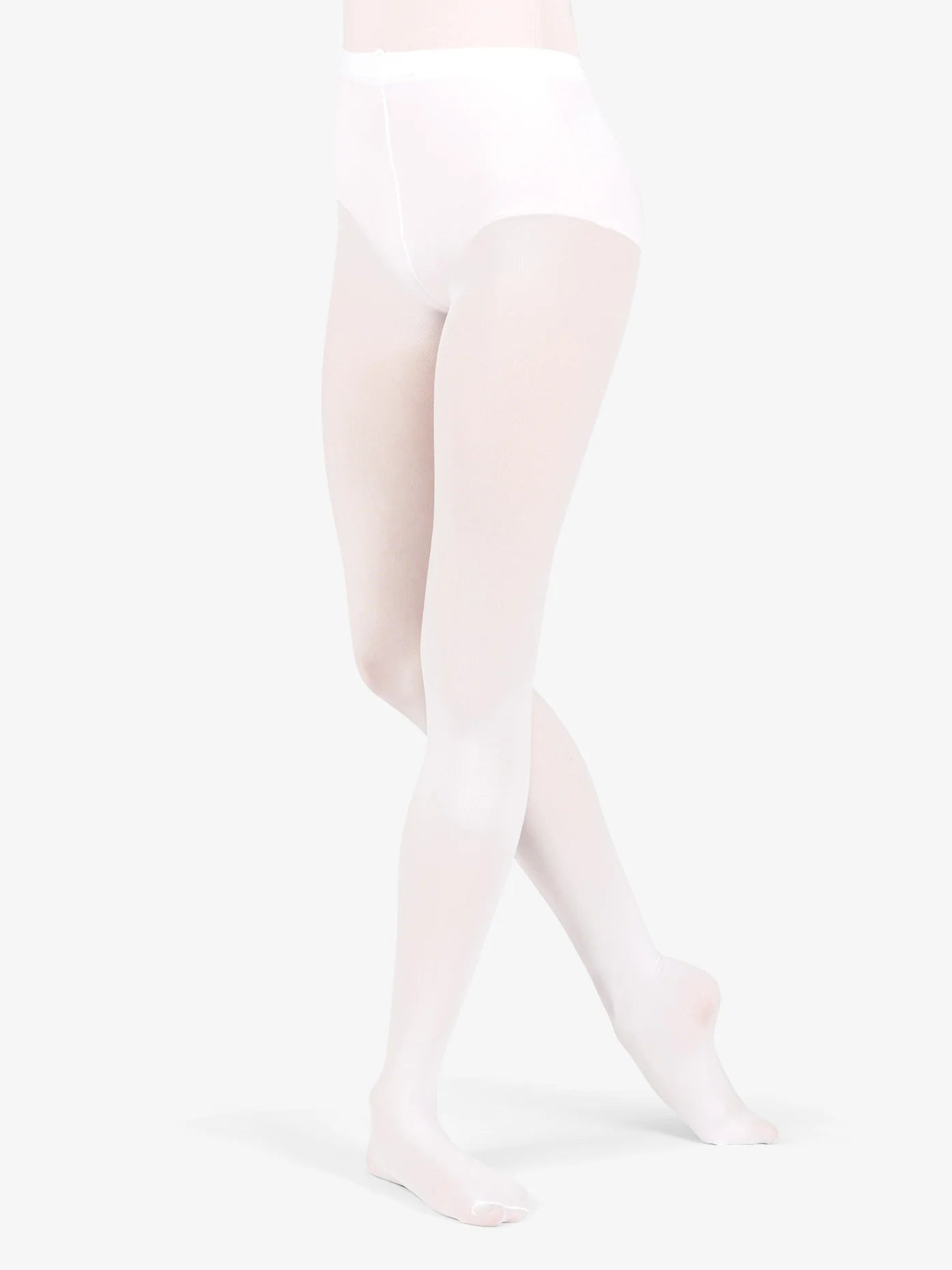Girl's Footed Tights - White