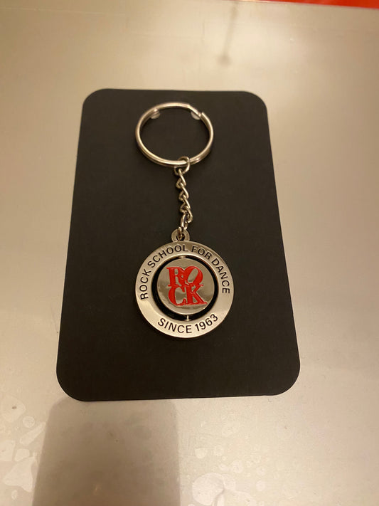 Rock Keychain -silver