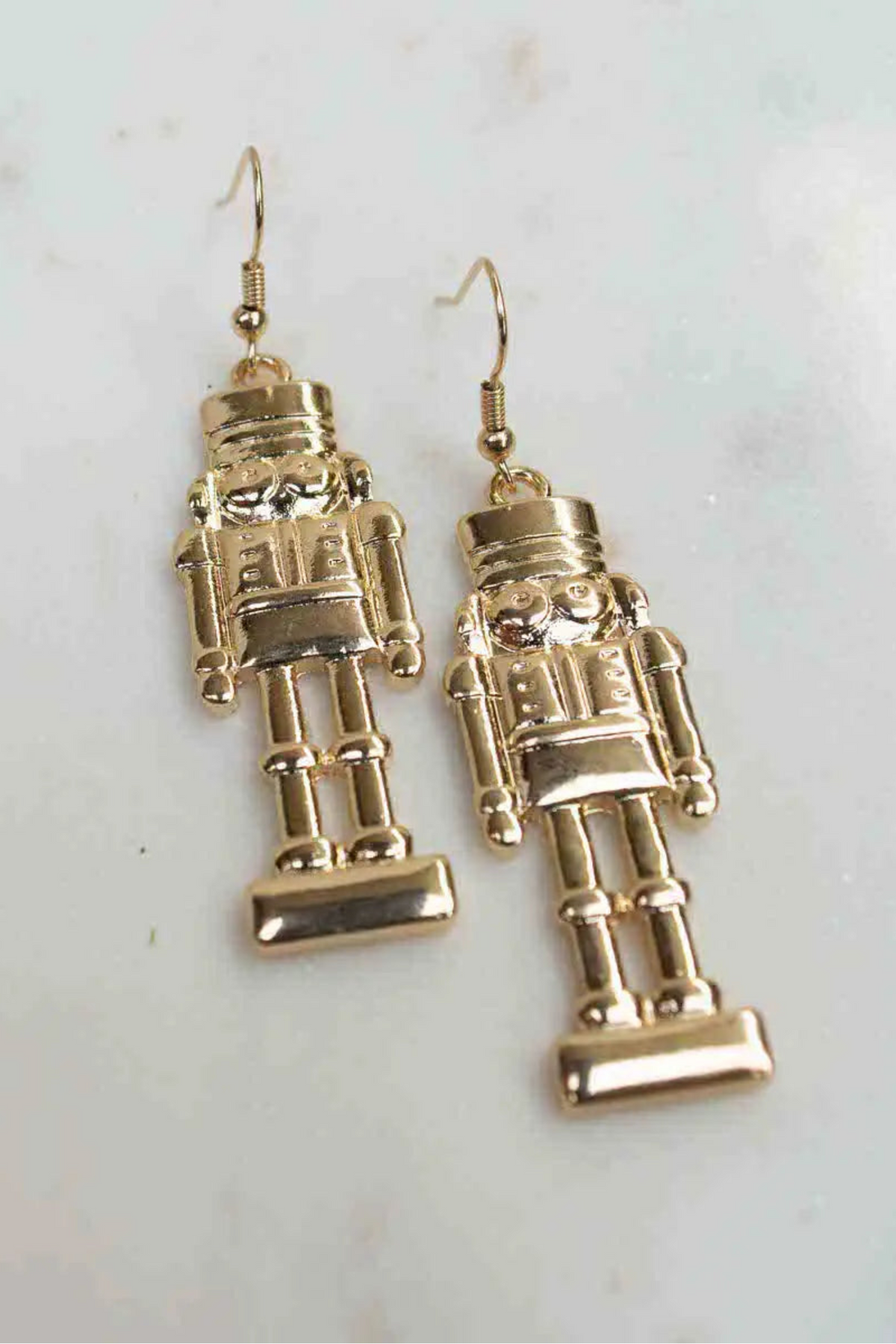 Nutcracker Earrings Gold