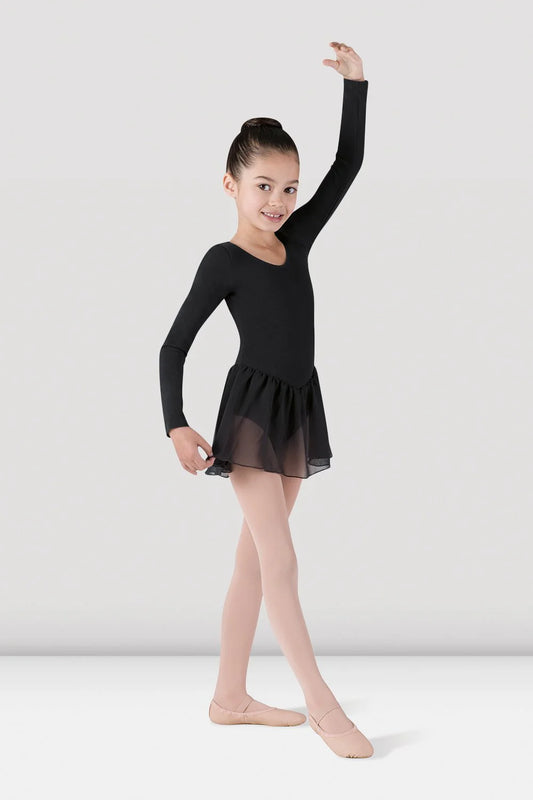 Long Sleeve Skirted Leotard - Girls