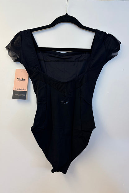 Effie Mesh Cap Sleeve Leotard DA2003/2MPN