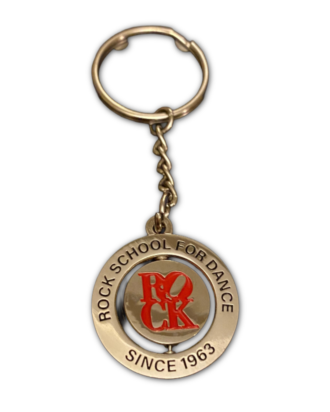 Rock Keychain -silver