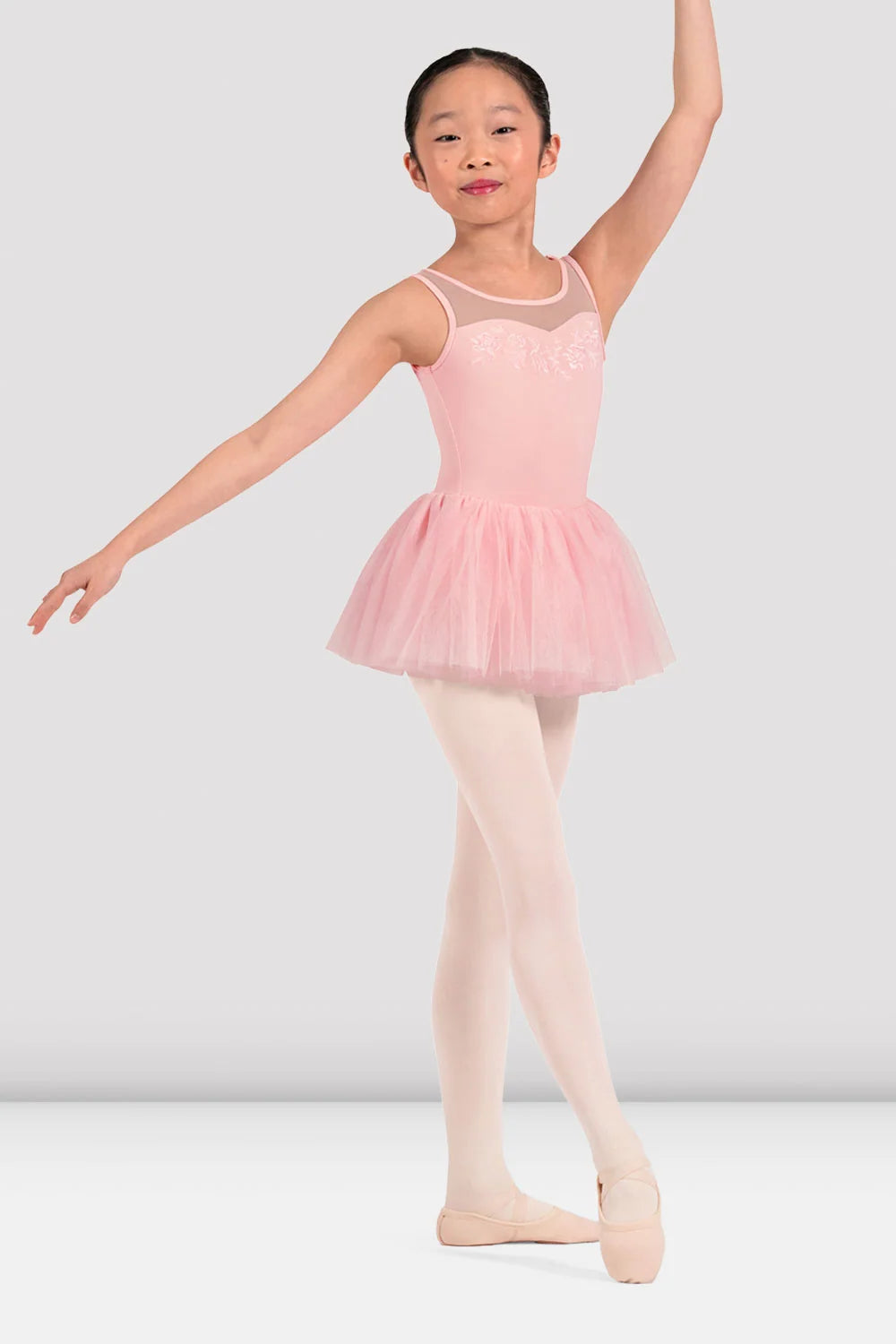Embroidered Tank Tutu Leotard M50011C