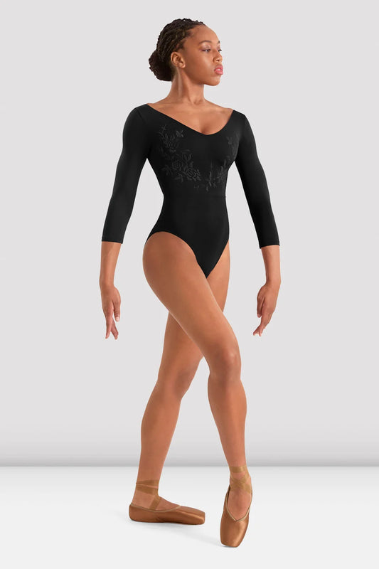 Ladies Mirella Adagio 3/4 Sleeve Leotard M60003LM