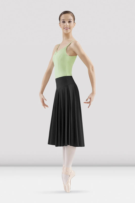 Ladies Circle Skirt - Black - Mirella