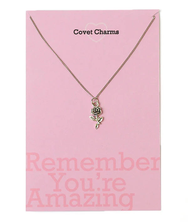 Recital Rose Necklace - Remember You're Amazing
