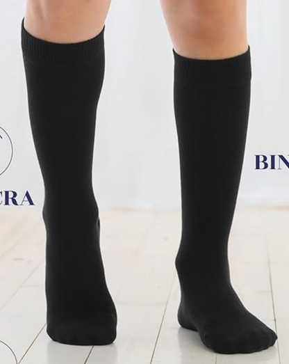 Black Socks - Knee HIgh