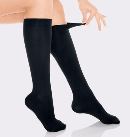 Black Socks - Knee HIgh