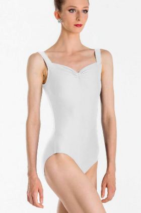 White Leotard - ROCK UNIFORM FOR FEMALE DANCERS