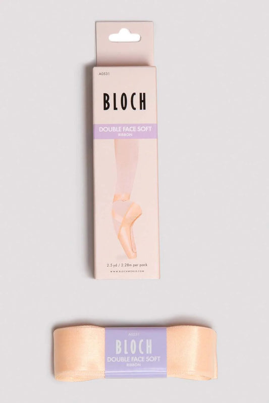 Pointe Shoe Doubleface Satin Ribbon - Pink - Bloch