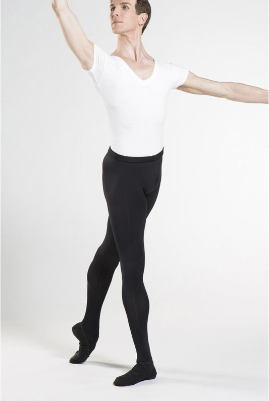 Solo - Men's Tights - Footed - Black - Wear Moi