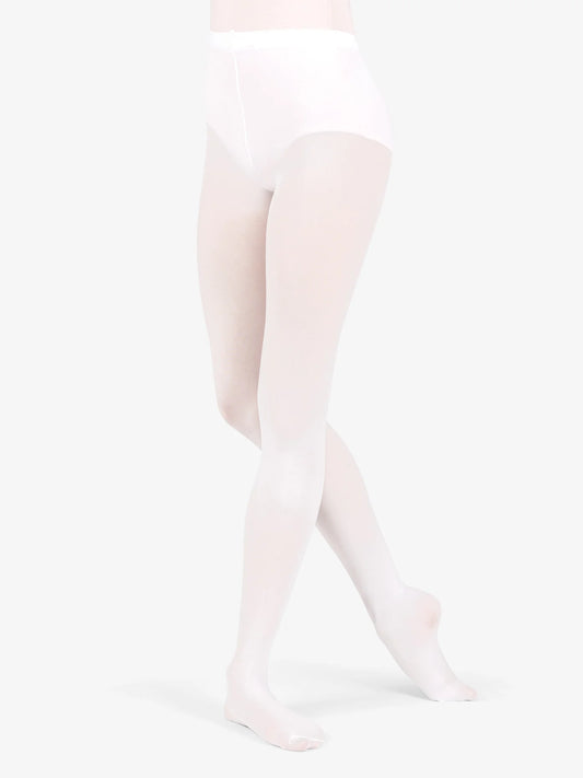 Girl's  Footed Tights - White